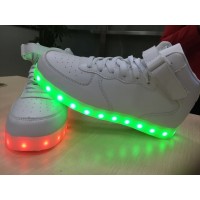 LED Light Multi Color Unisex usb charging lighting shoes